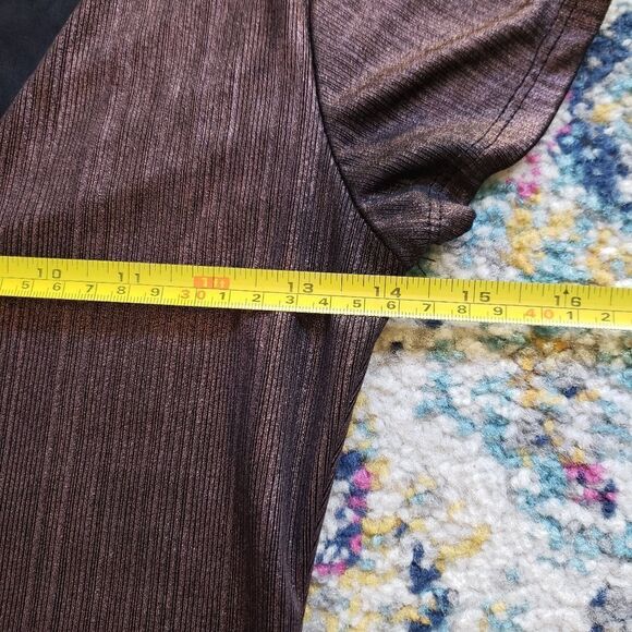 METALLIC bodycon dress - Picture 9 of 14